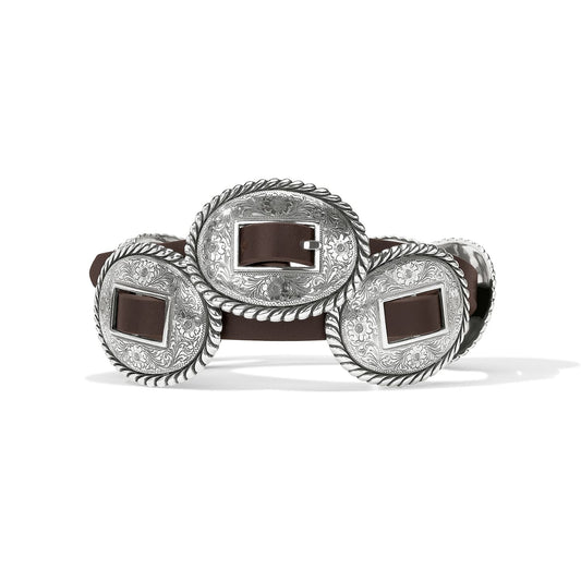 Fandango Concho Belt — Brown