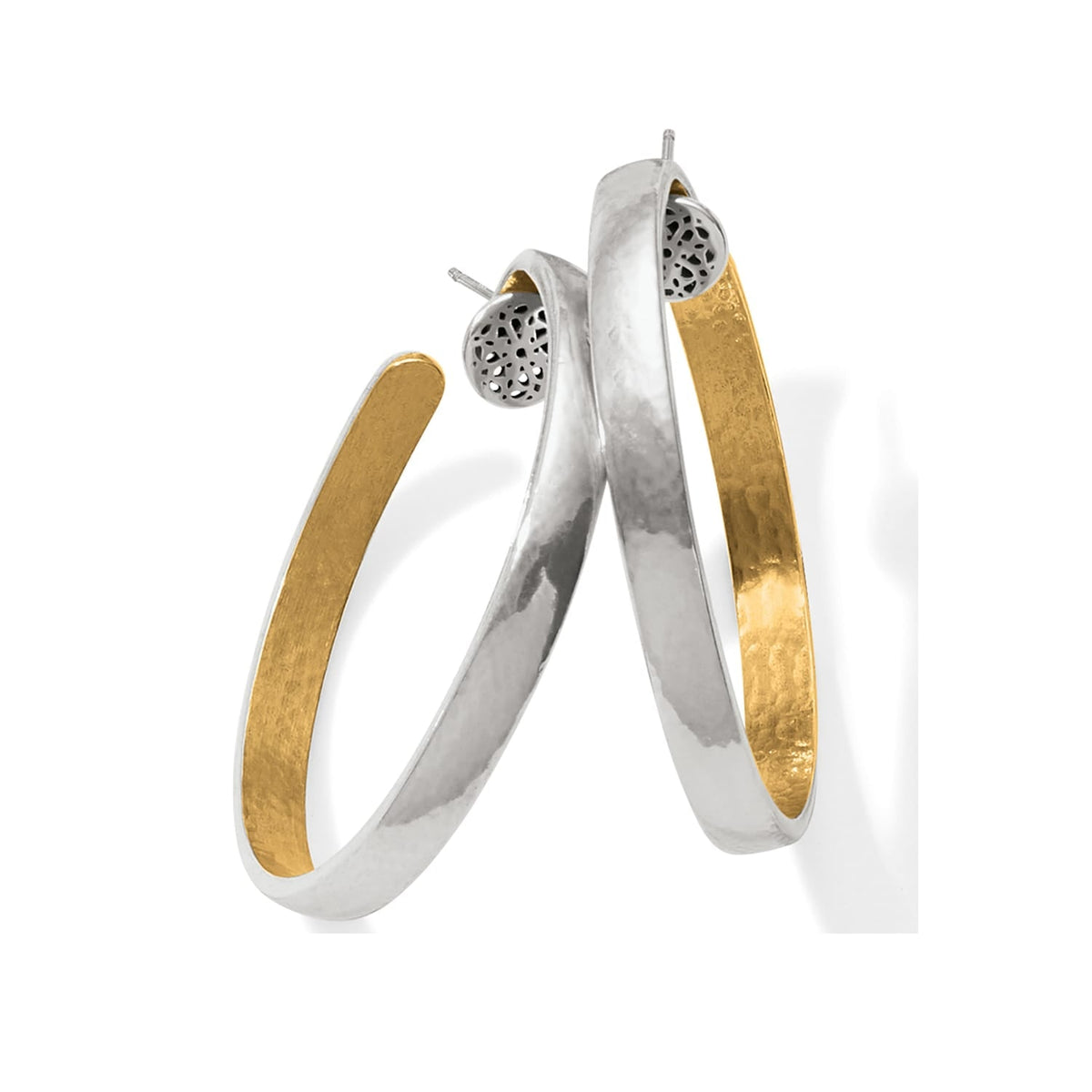 Ferrara Entrata Medium Hoop Earrings by Brighton