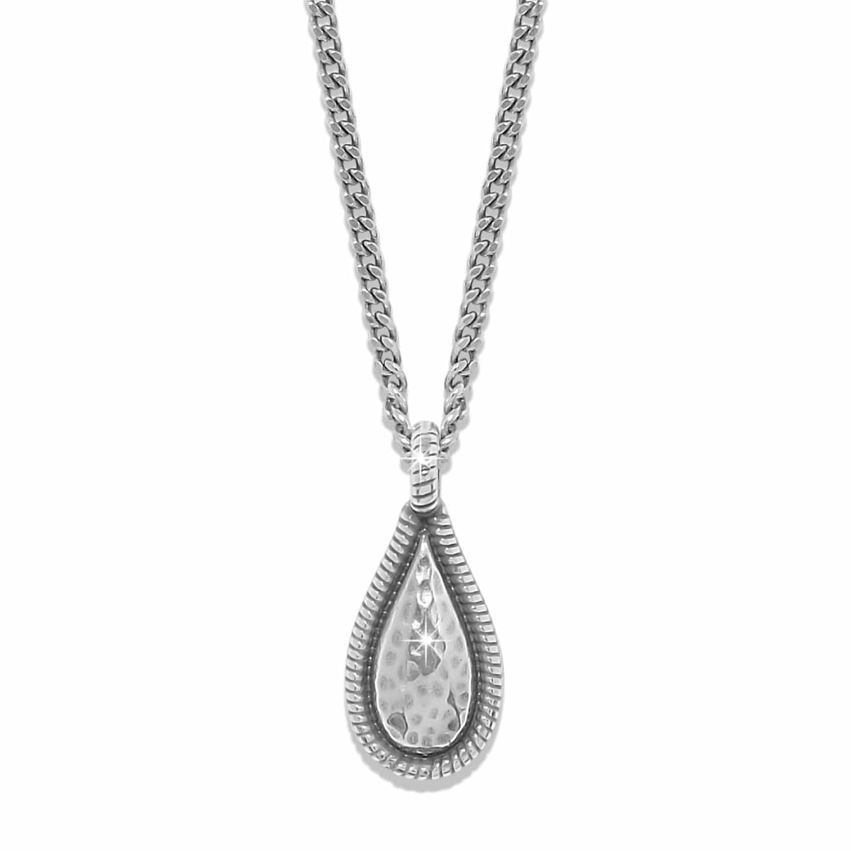 Ferrara Lacrima Petite Necklace — Silver