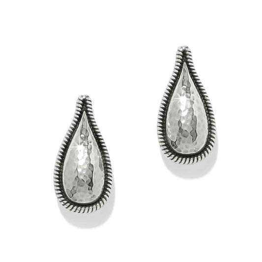Ferrara Lacrima Post Earrings — Silver