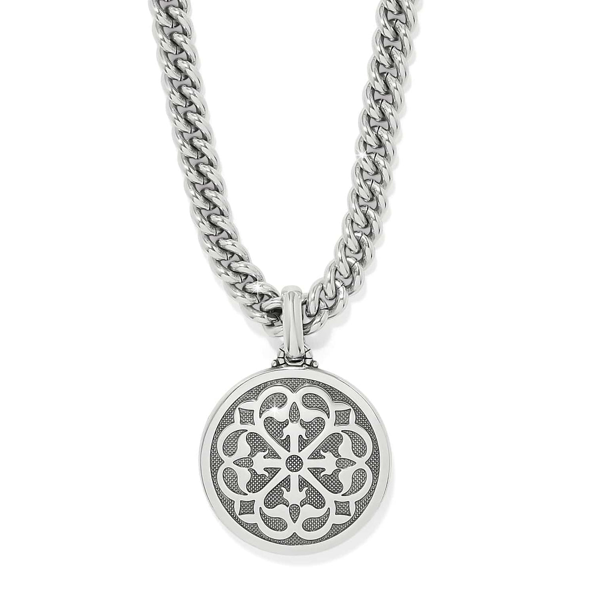 Ferrara Roma Pendant Necklace — Silver