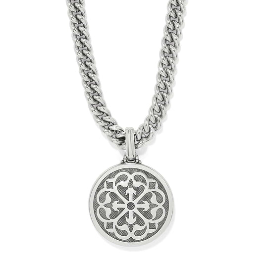 Ferrara Roma Pendant Necklace — Silver