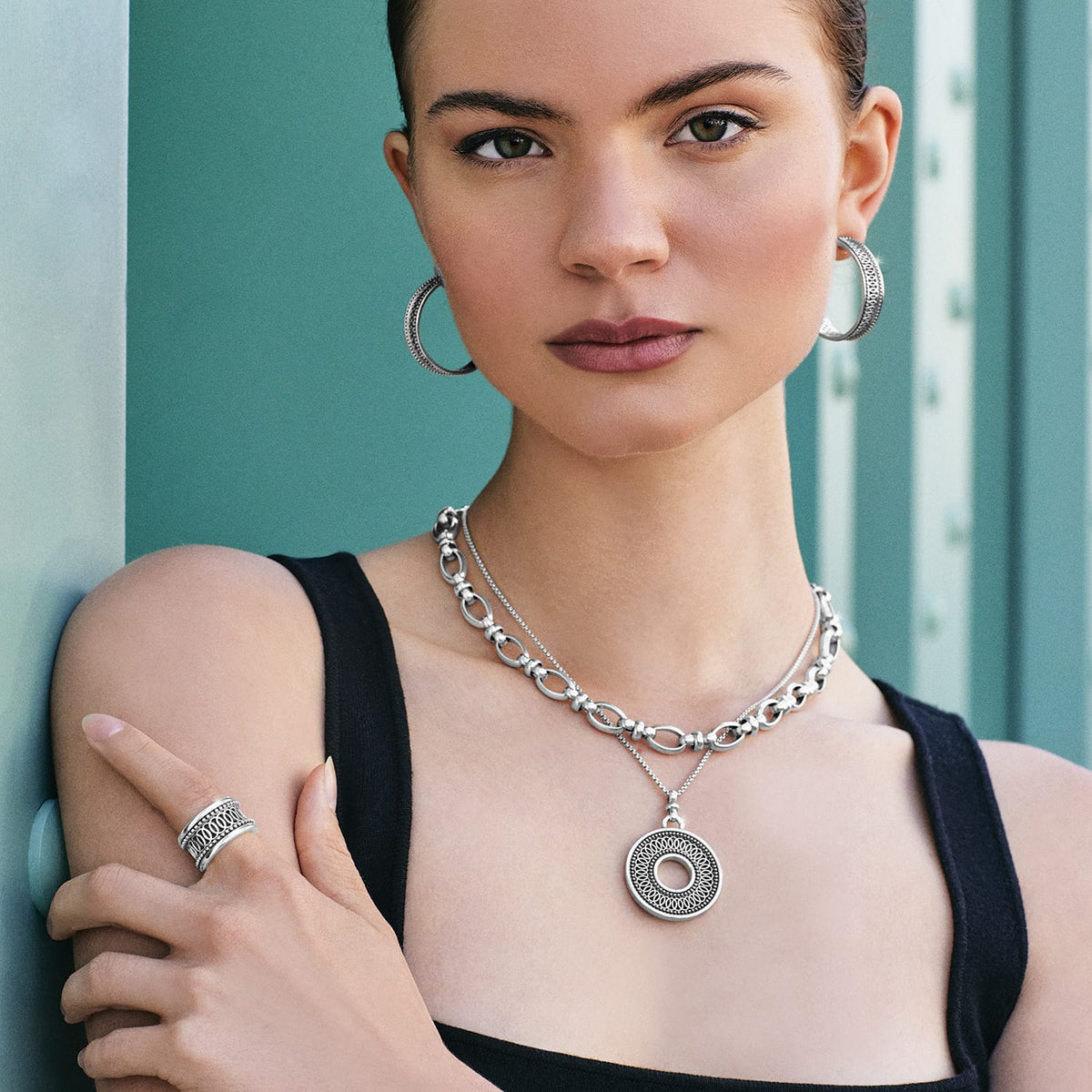 Ferrara Siena Chain Necklace by Brighton