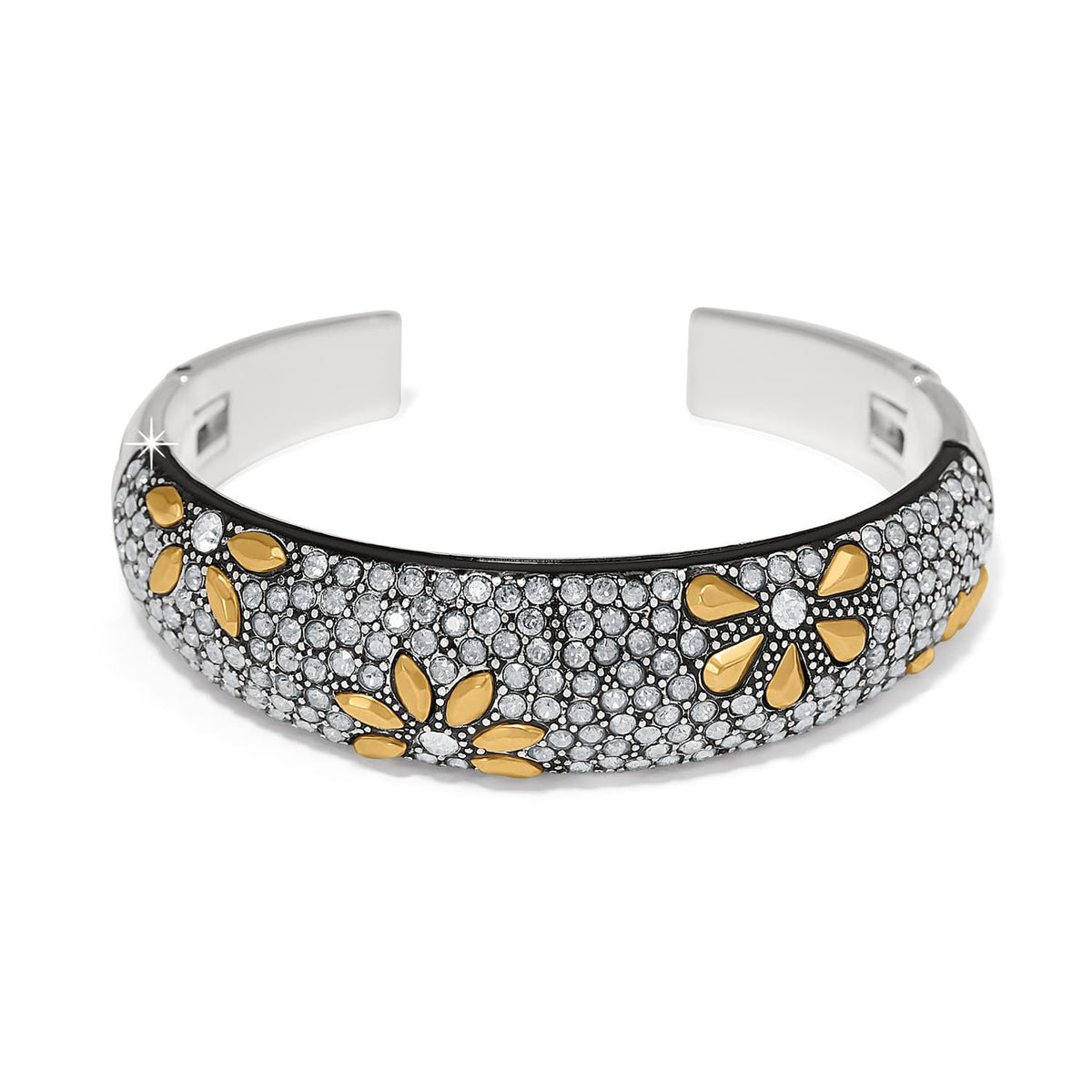 Garden Of Love Double Hinged Bangle by Brighton
