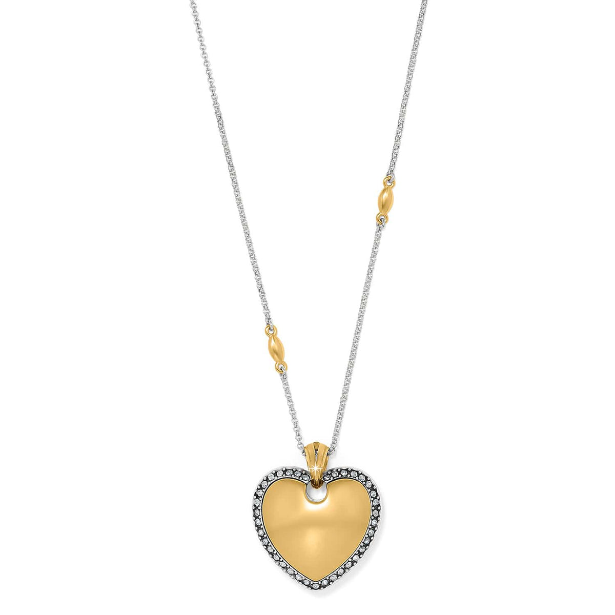 Garden Of Love Heart Convertible Necklace by Brighton