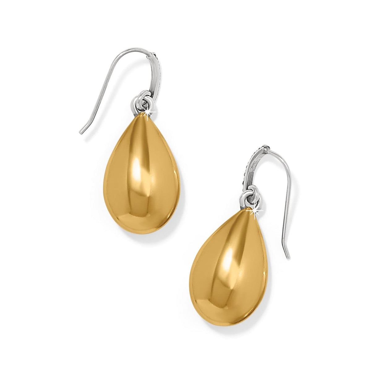 Garden Of Love Teardrop French Wire Earrings by Brighton