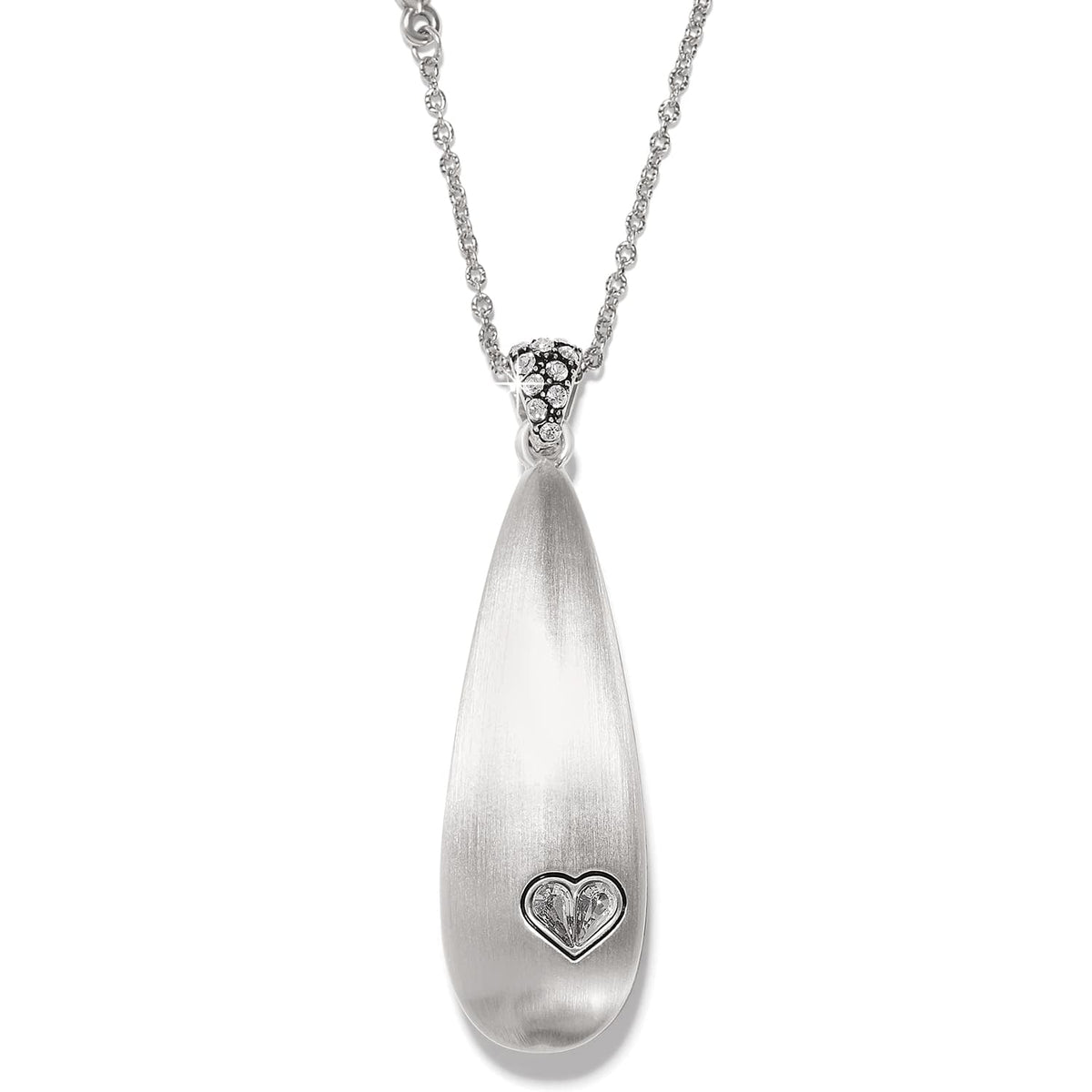 Garden Of Love Teardrop Necklace by Brighton
