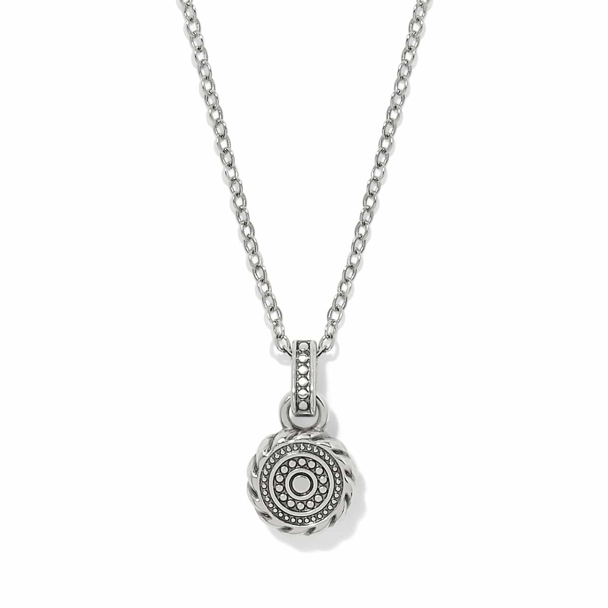 Halo Gemma Petite Round Necklace by Brighton