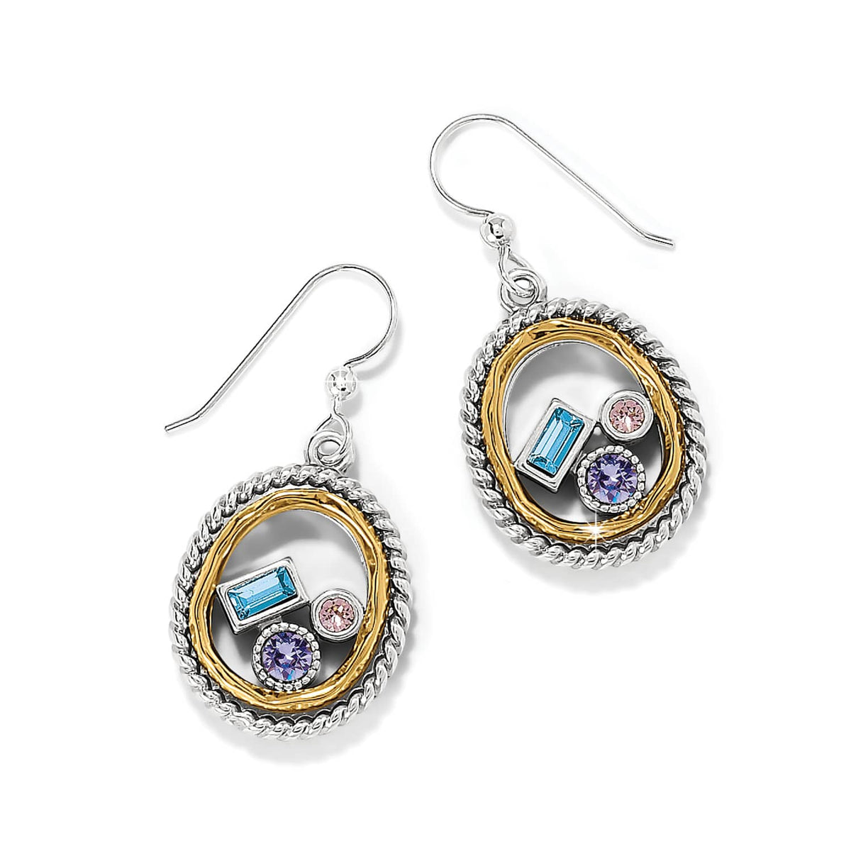 Halo Gleam French Wire Earrings by Brighton
