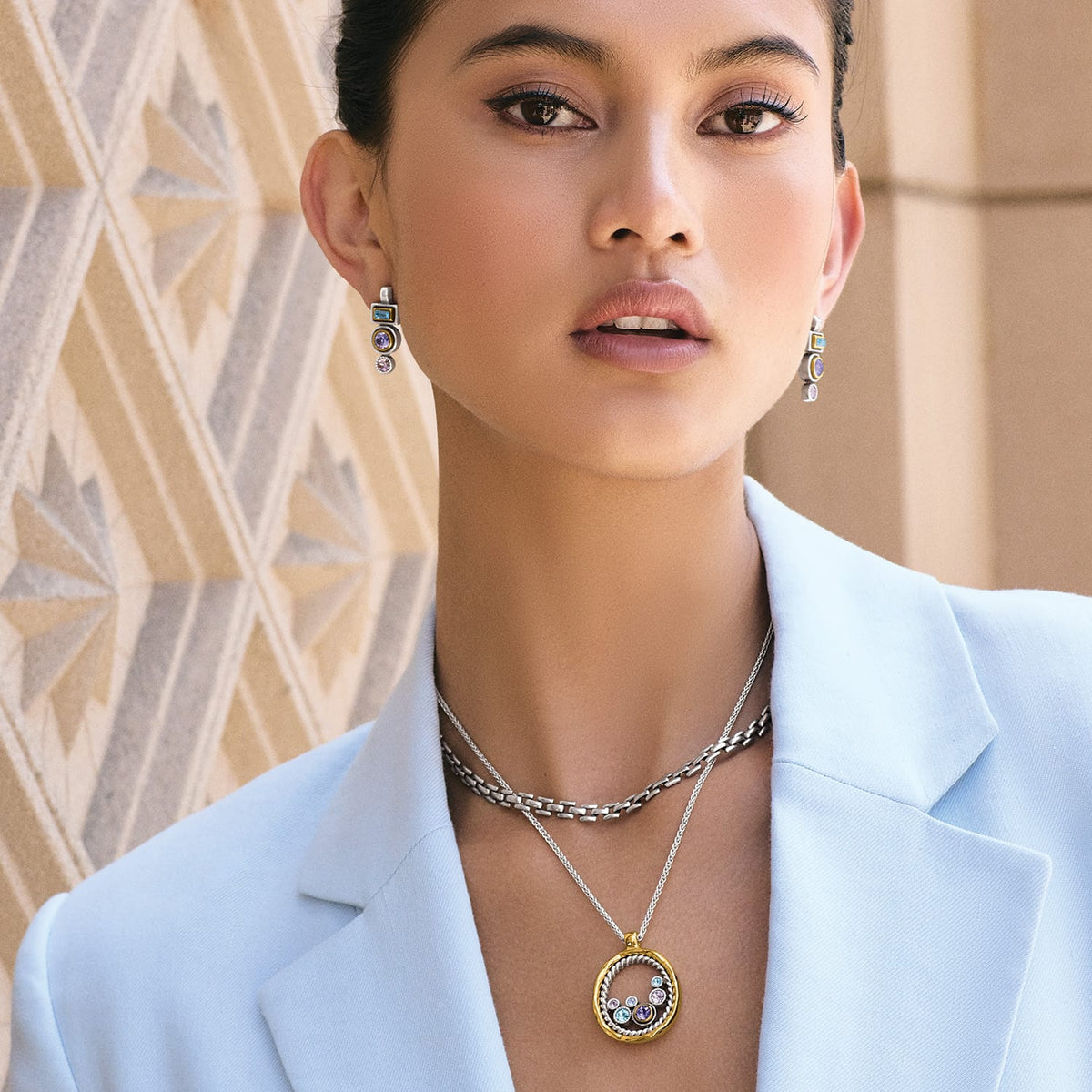 Halo Gleam Necklace by Brighton