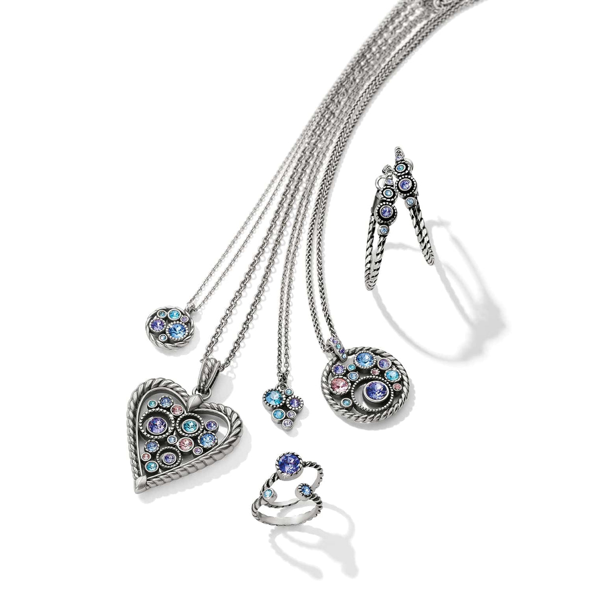 Halo Heart Necklace by Brighton
