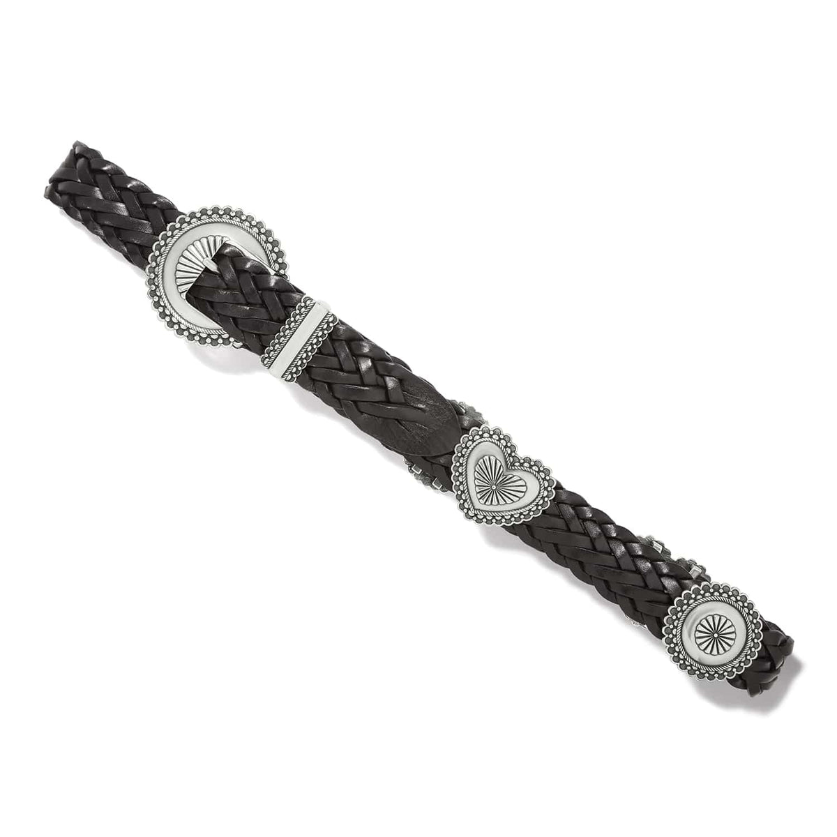 Heart Concho Belt — Black