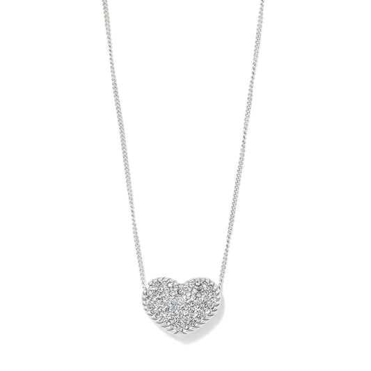 Illumina Celeste Heart Bold Necklace — Silver