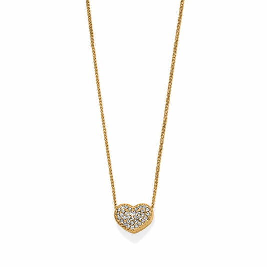 Illumina Celeste Heart Petite Necklace — Gold