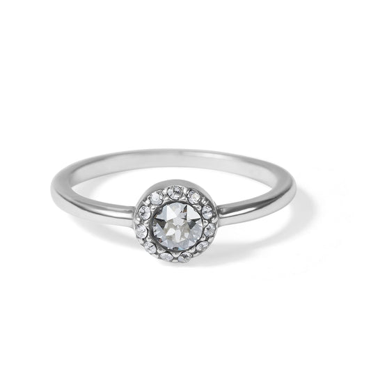 Illumina Solitaire Ring — Silver