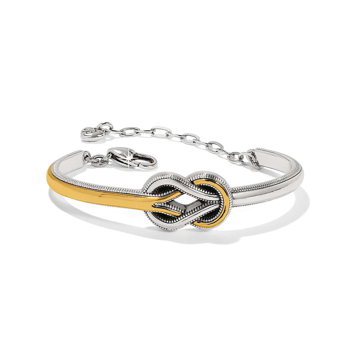 Interlok Harmony Two Tone Bar Bracelet — Silver