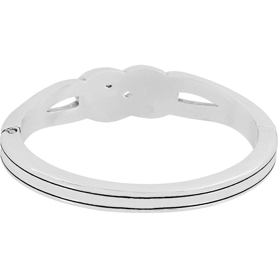 Interlok Hinged Bangle by Brighton
