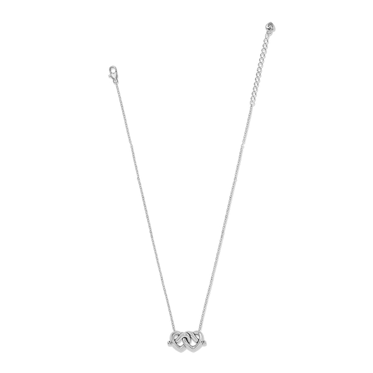 Interlok Linked Hearts Necklace by Brighton