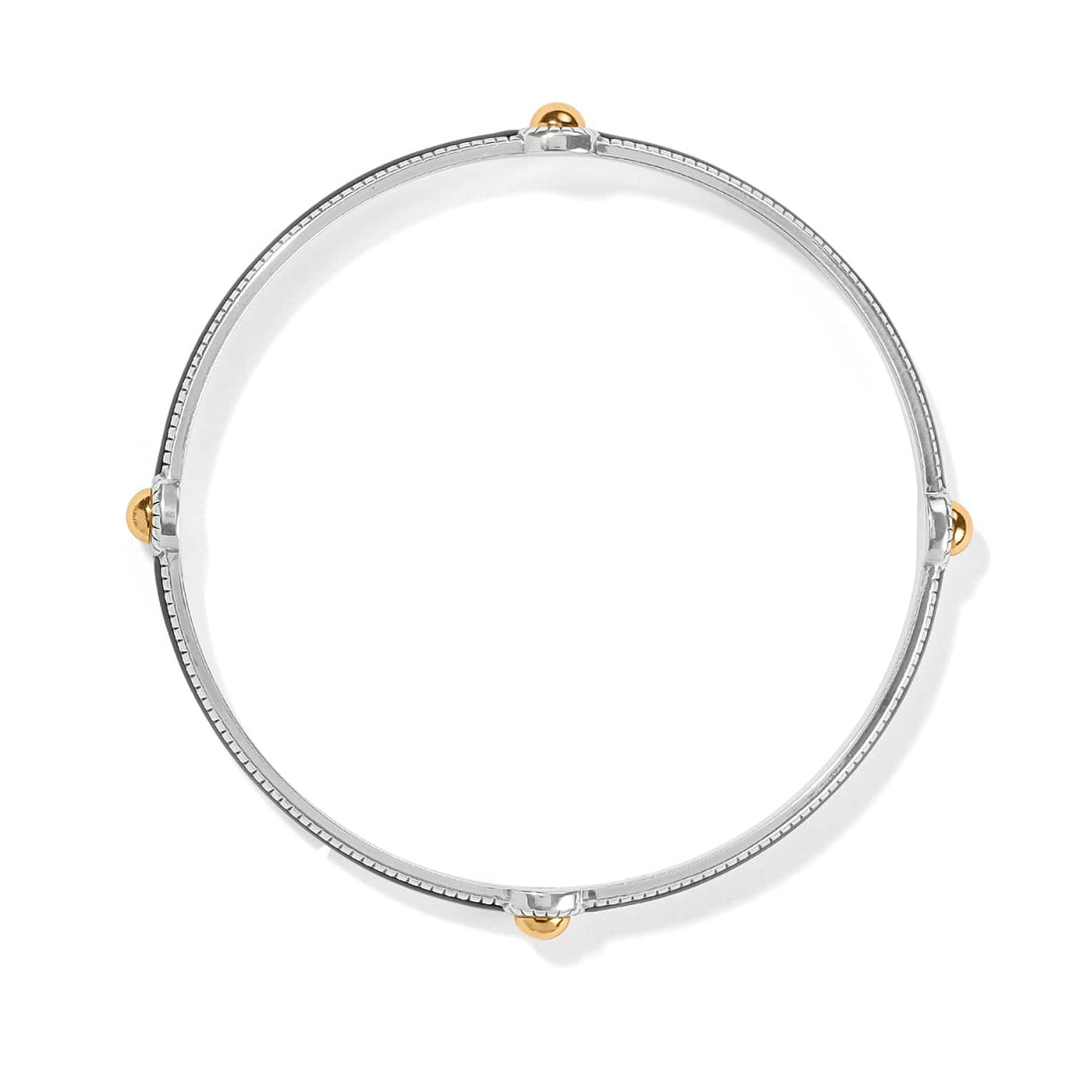 Interlok Noir Slim Bangle by Brighton