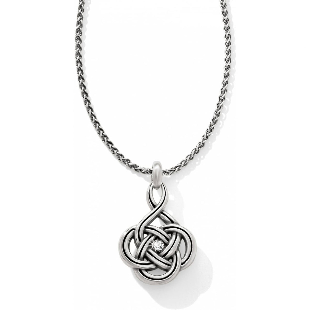 Interlok Petite Necklace — Silver