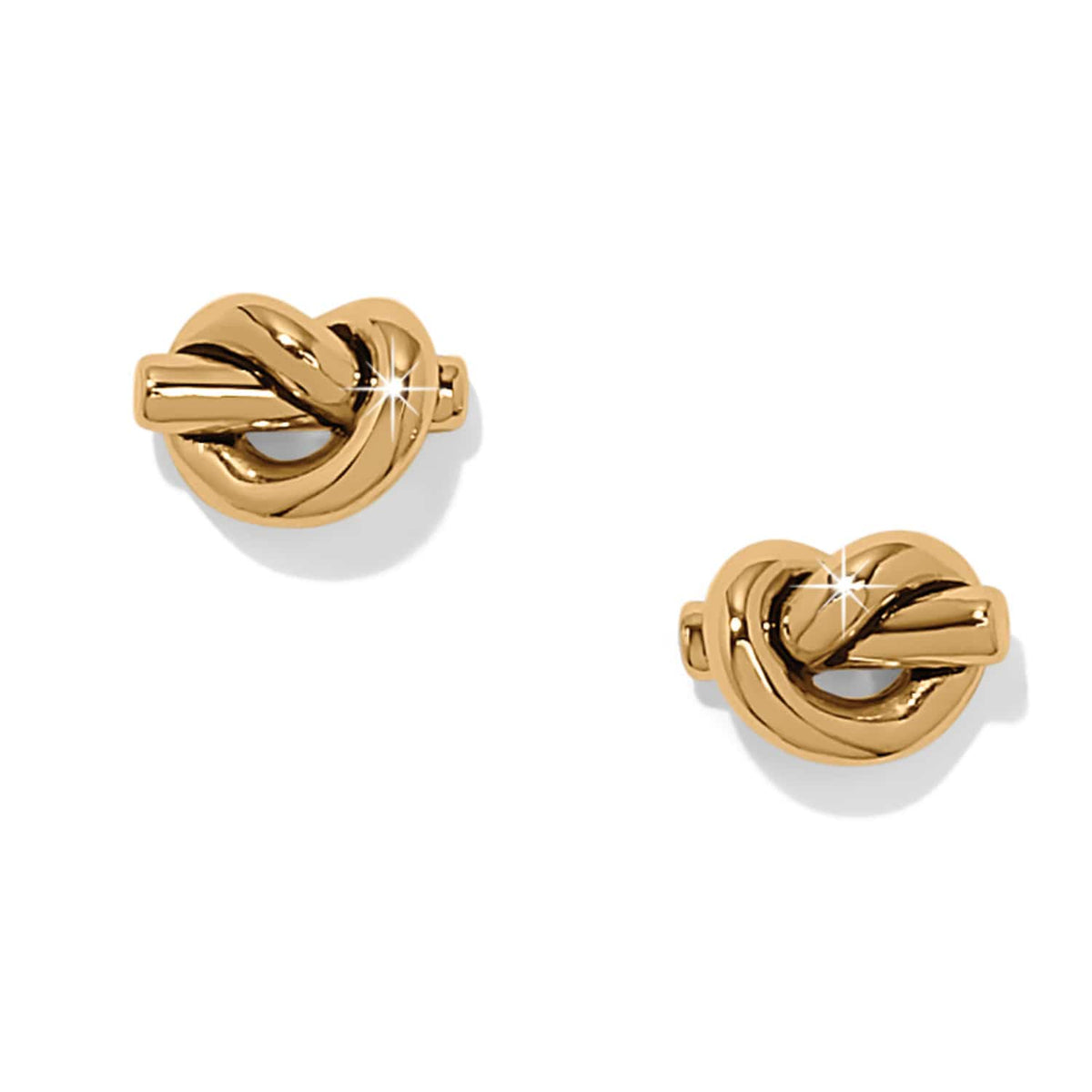 Interlok Single Knot Mini Earrings by Brighton