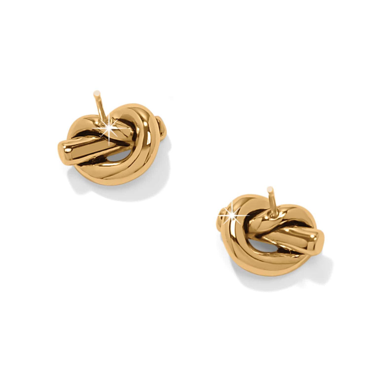 Interlok Single Knot Mini Earrings by Brighton