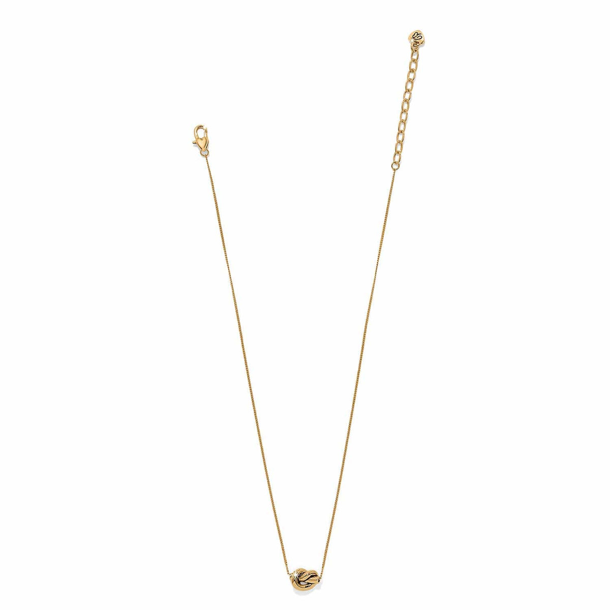 Interlok Single Knot Mini Necklace by Brighton