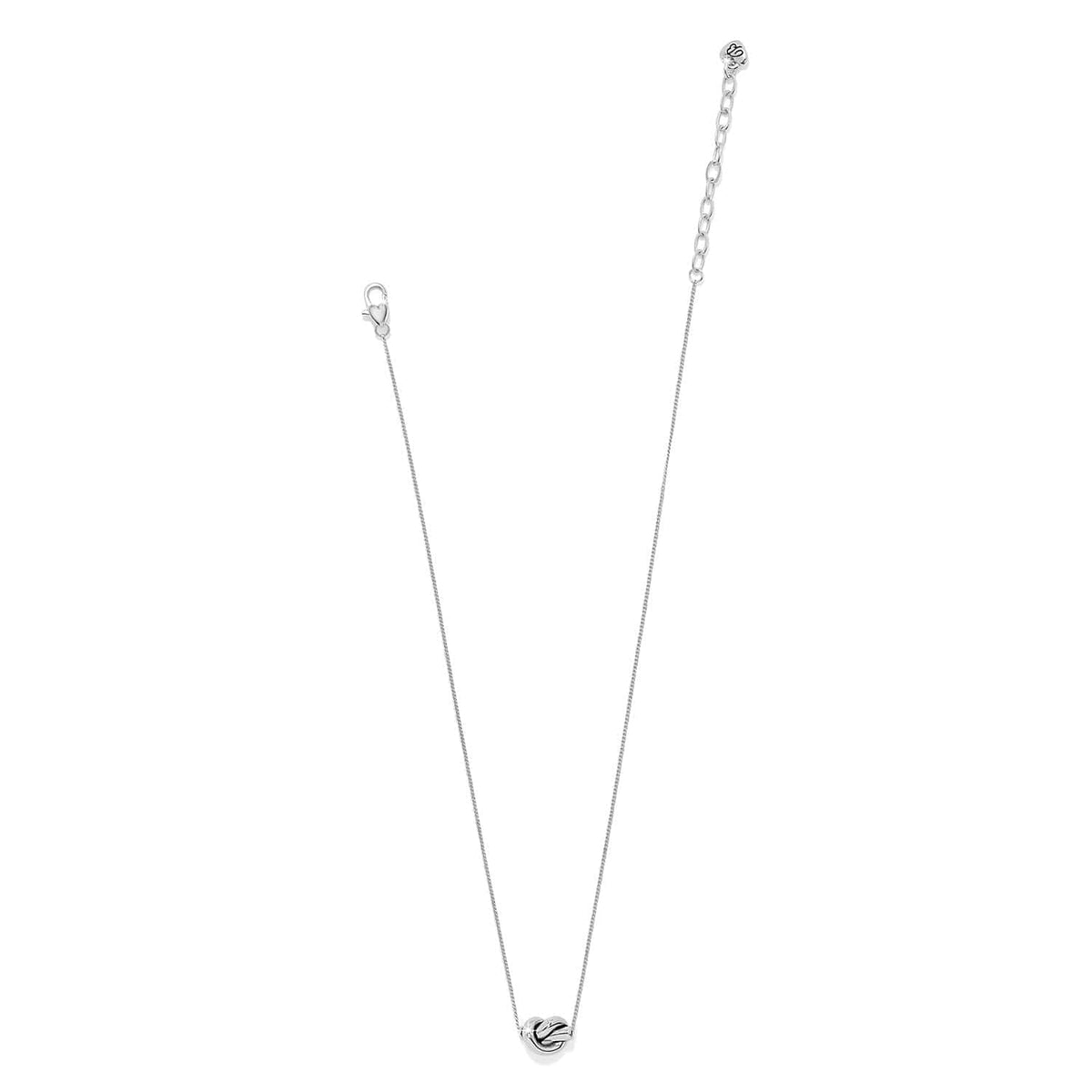 Interlok Single Knot Mini Necklace — Gold
