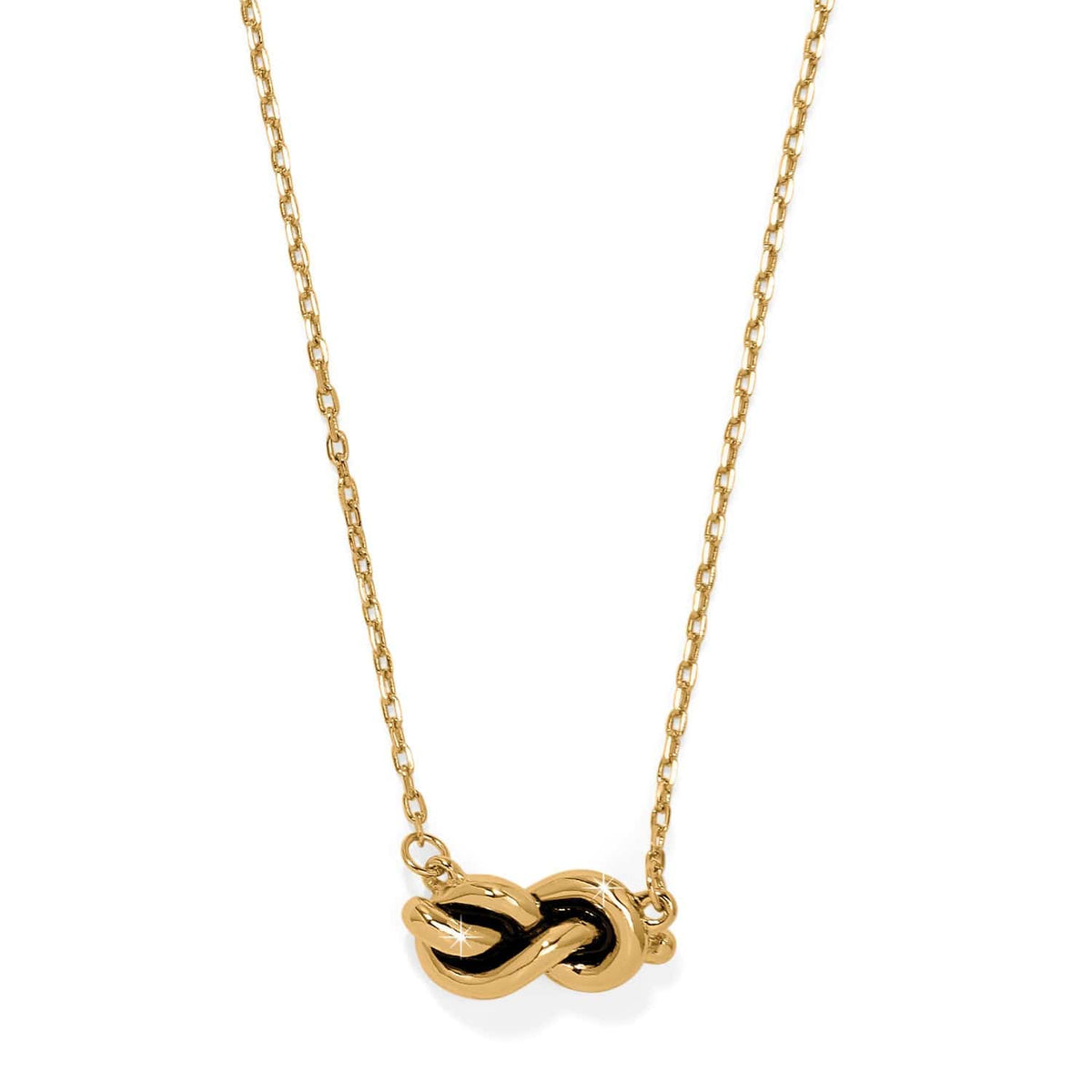 Interlok Single Knot Petite Necklace by Brighton