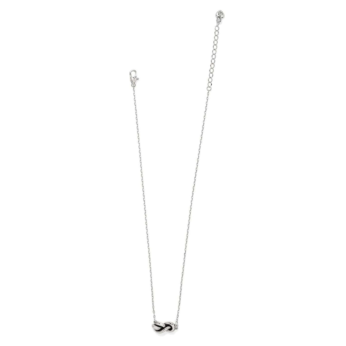 Interlok Single Knot Petite Necklace — Gold