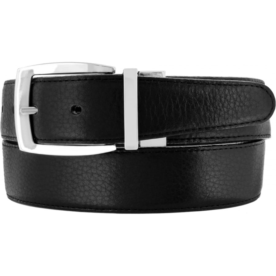 Jefferson Reversible Belt — Black-Espresso