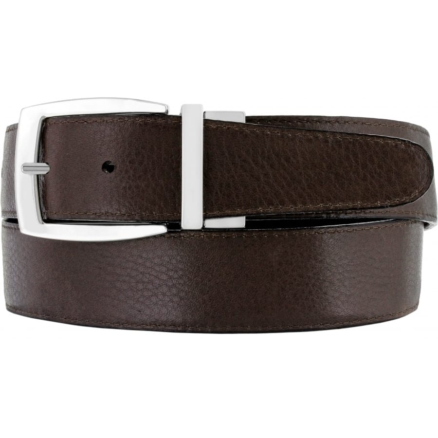 Jefferson Reversible Belt — Black-Espresso