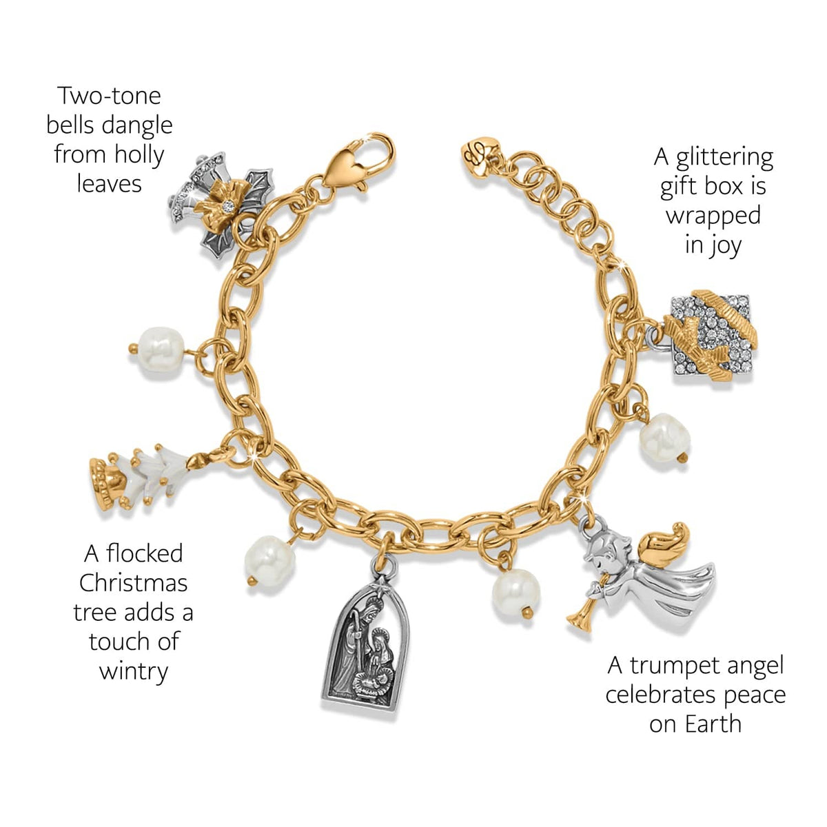 Joyful Season Charm Bracelet by Brighton