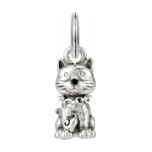 Kitty Charm — Silver