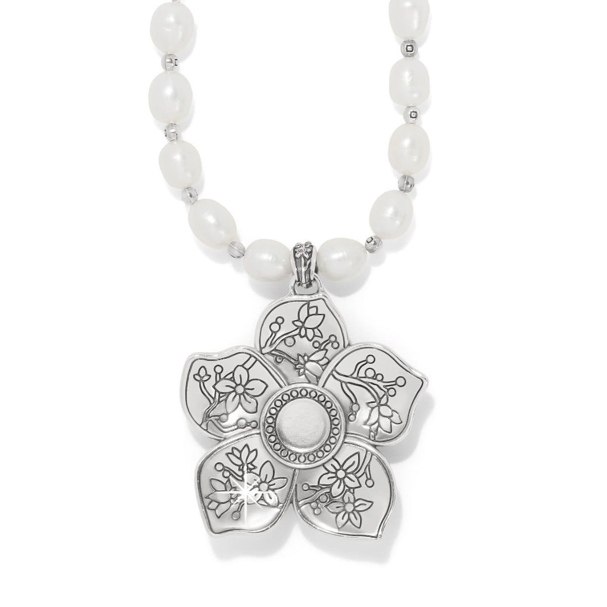 Kyoto In Bloom Pearl Necklace by Brighton