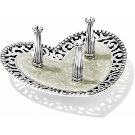 Lacie Daisy 3 Ring Holder — Silver