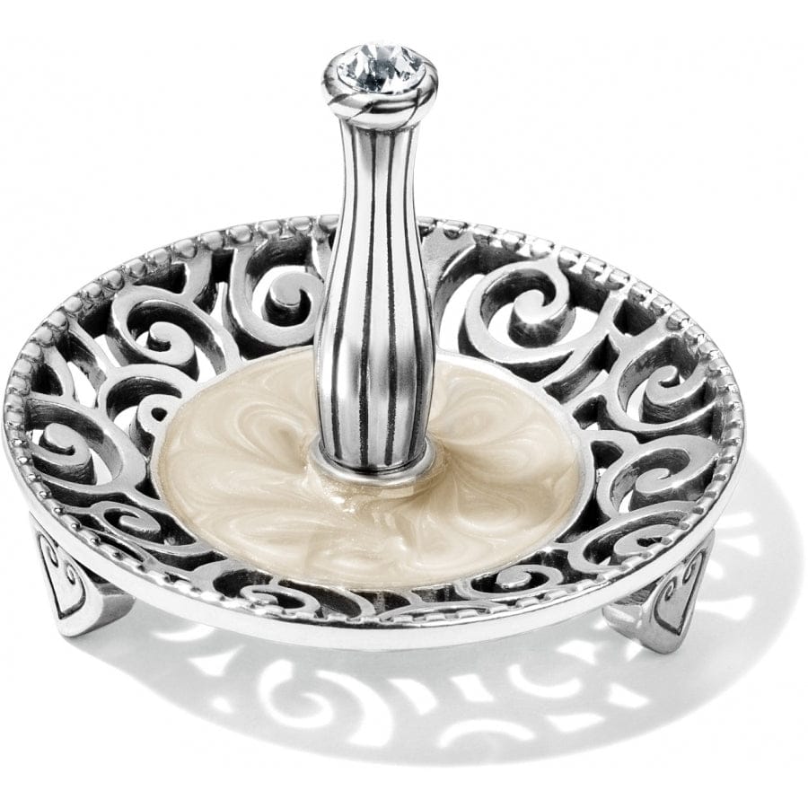 Lacie Daisy Ring Holder — Silver