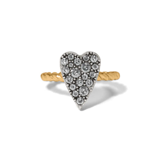 Love Messages B Love Ring — Silver-Gold