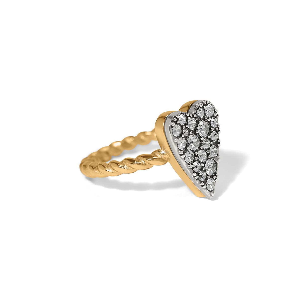 Love Messages B Love Ring — Silver-Gold