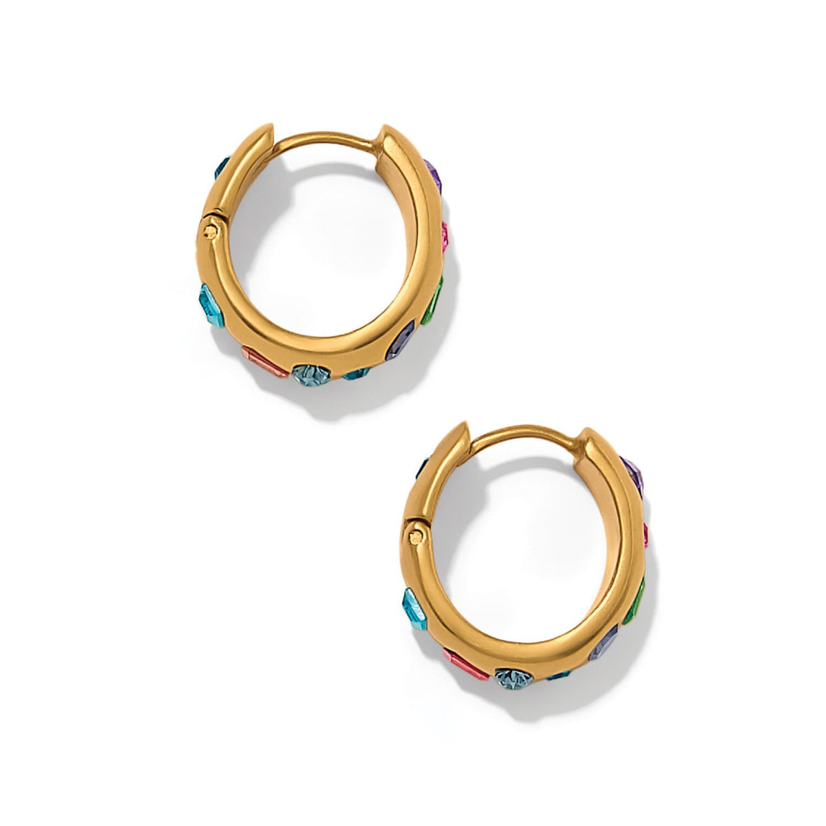 Love Messages B Radiant Bright Hoop Earrings by Brighton