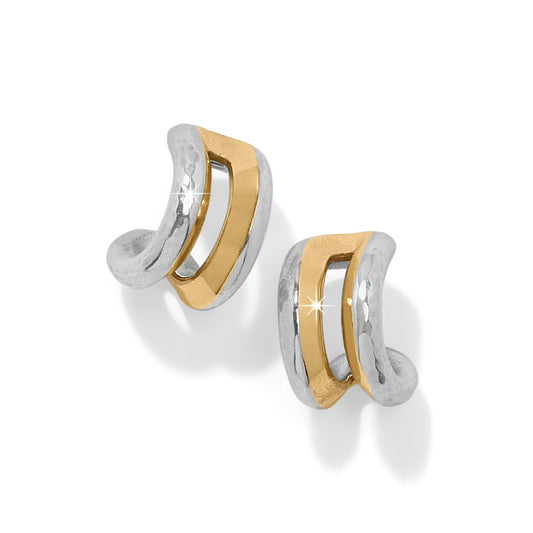 Medici Hoop Earrings — Silver-Gold