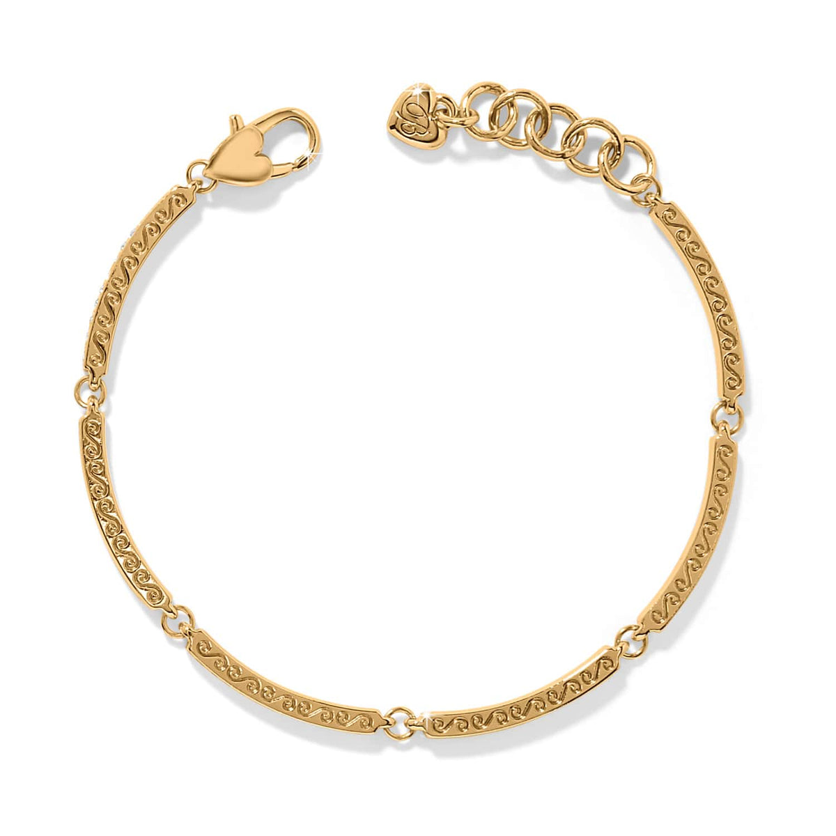 Meridian Geo Bar Bracelet — Silver