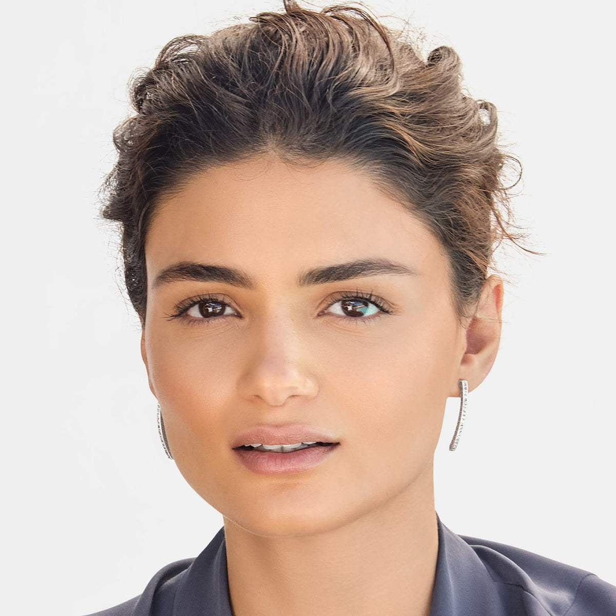 Meridian Geo Bar Post Earrings by Brighton