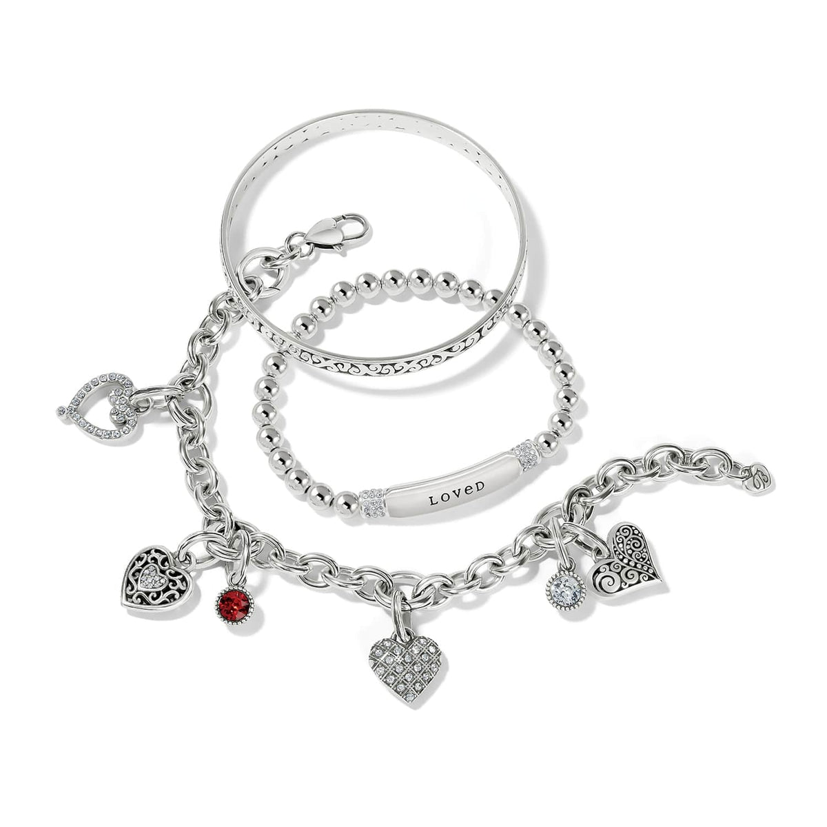 Meridian Love Petite Stretch Bracelet by Brighton