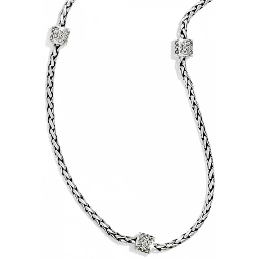 Meridian Petite Classic Long Necklace — Silver