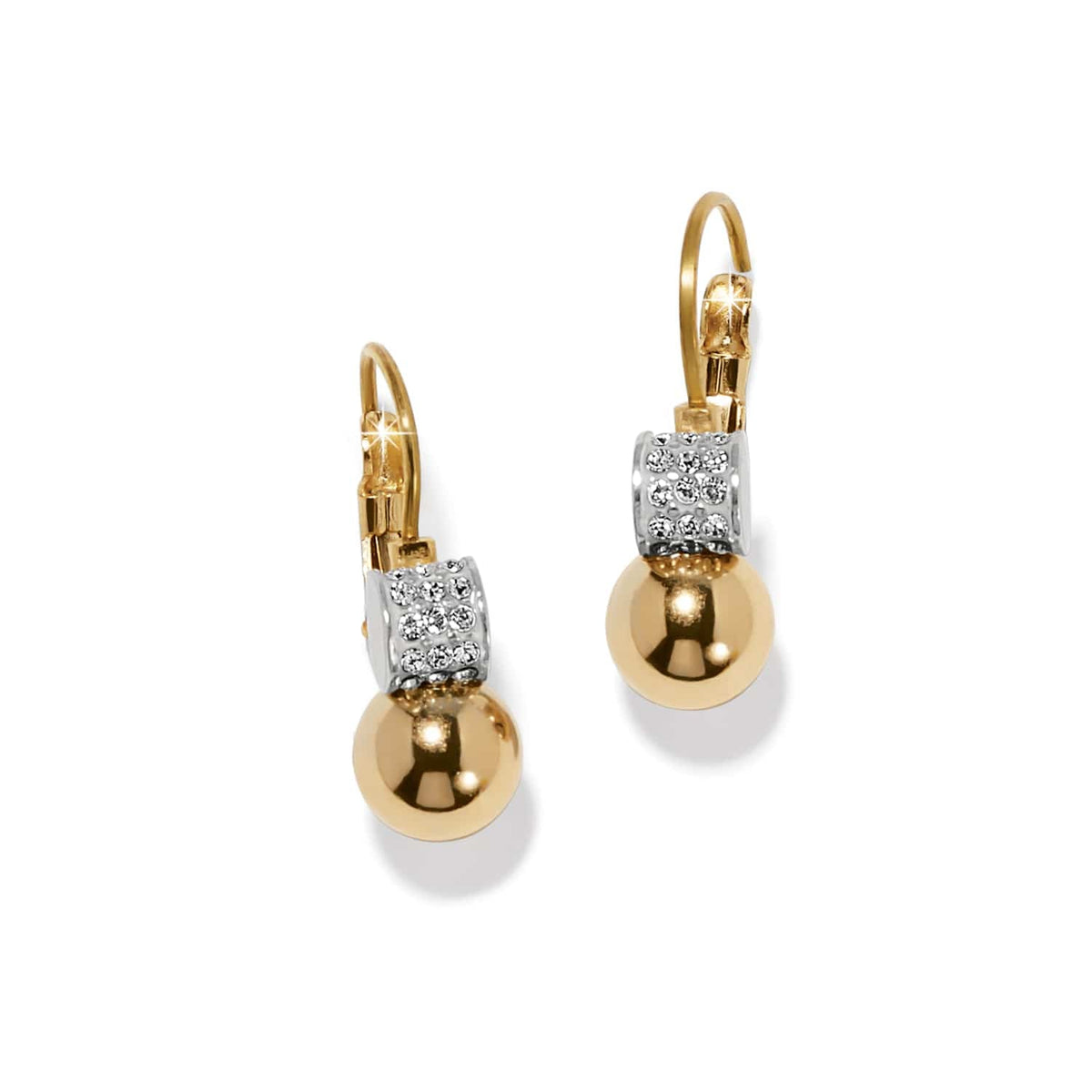 Meridian Petite Leverback Earrings — Gold