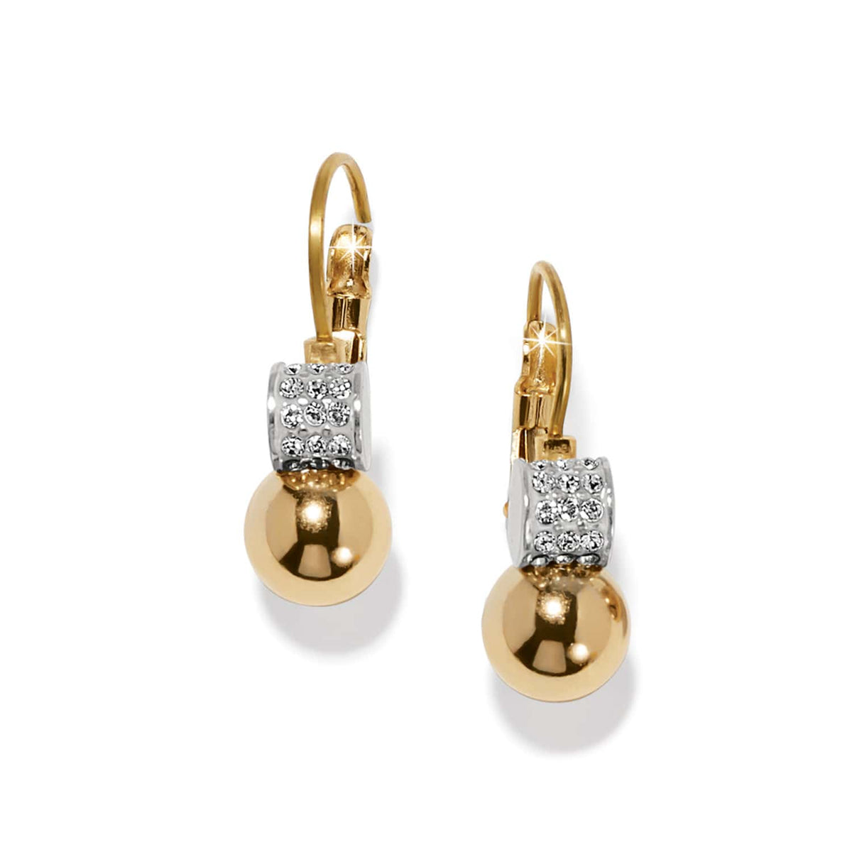 Meridian Petite Leverback Earrings by Brighton