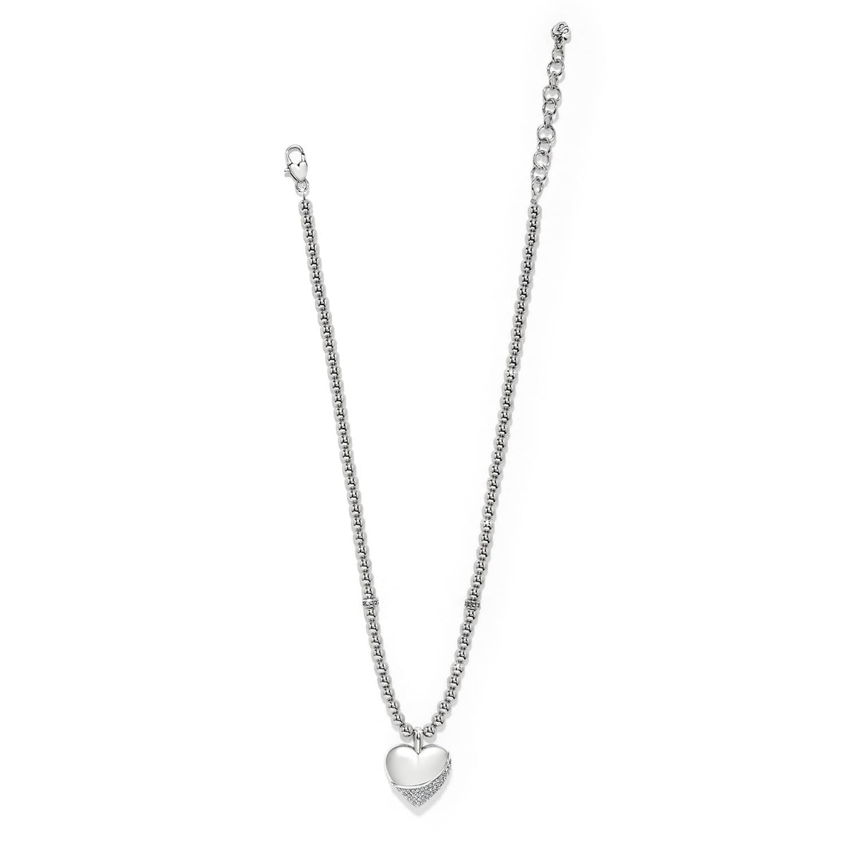 Meridian Petite Wave Heart Necklace by Brighton