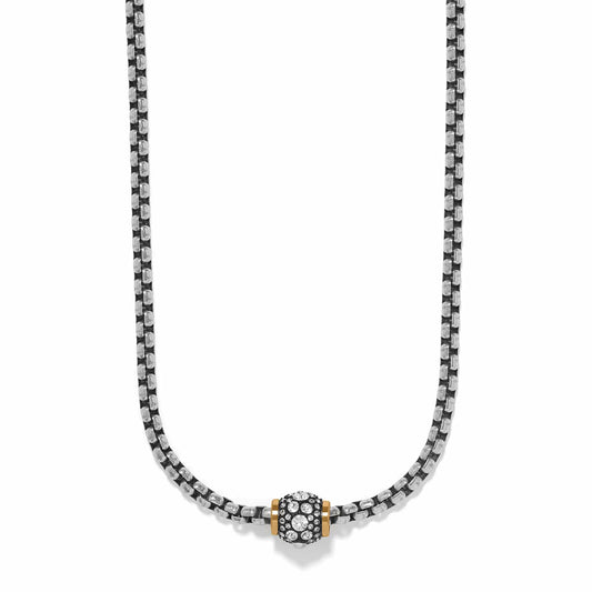 Meridian Solis Hematite Necklace — Silver-Gold