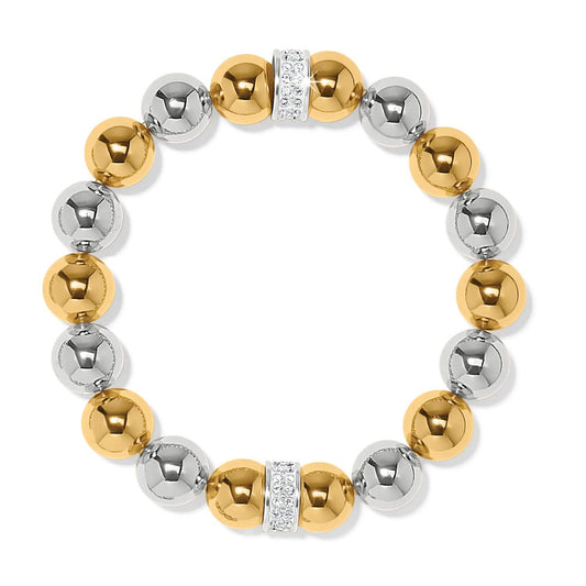 Meridian Stretch Bracelet — Silver-Gold